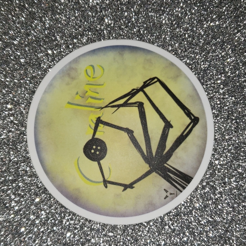 10/$10 CORALINE Waterproof Sticker moon